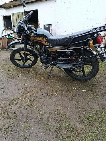 скутер мото: Мотоцикл дорожный/утилитарный GS-200CC (табличка на баке и боковинах) — 4