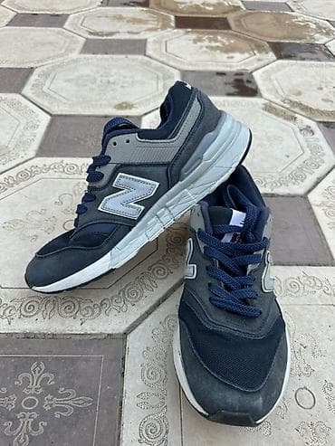 черные вельветовые брюки мужские: Мужские кроссовки, 41, New Balance, Б/у, цвет - Синий, Самовывоз — 2
