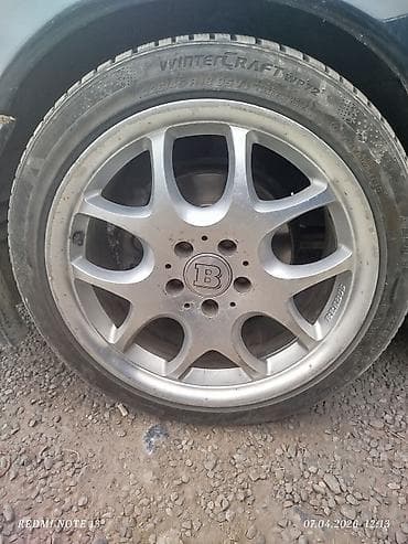 бир: Дөңгөлөктөр монтажда 225 / 45 / R 18, Кыш, Колдонулган, Комплект, Жеңил унаалар, Куйма, тешиктери - 5 — 3