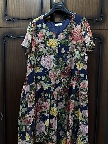 Спецодежда: Женские платья, несколько моделей с цветочными принтами: 1) Свободное — 1