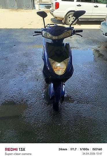 бектемир скутер: Скутер/мопед, синий цвет. Основные особенности: - Компактный — 1