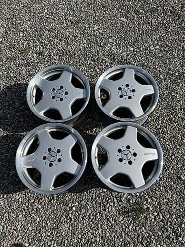 audi a2: Литые Диски R 18 AMG, Комплект, отверстий - 5, Б/у — 1