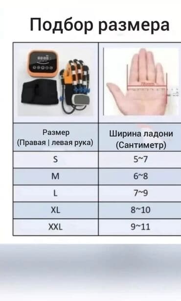Инвалидные коляски: Перчатка для реабилитации пальцев рук. БУДЕТ УСТУПКА Левая рука — 8
