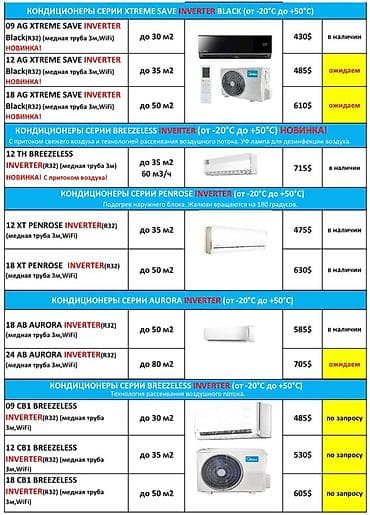 mi home: Кондиционер Midea все с Wi Fi Midea on-off классический eco — 3