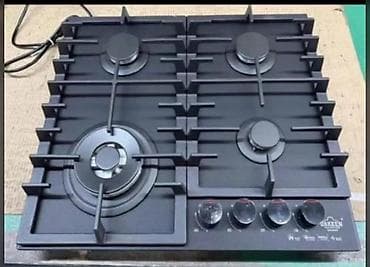 deco e4: Газовая печь, Uakeen, Новый, Встраиваемая, цвет - Черный, Полная оплата — 2