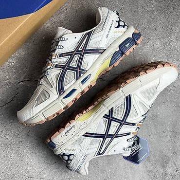мужские зимние: Мужские кроссовки, 43, Asics, Новый, цвет - Белый, Бесплатная доставка — 1