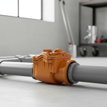 шланг пвх для ассенизации: Обратный клапан, Материал: Пластик, Диаметр резъбы: 50 мм — 1