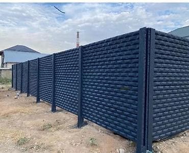 бетонные вазы: Железобетонная заборная плита, Длина: Другая длина, Высота: Другая высота, Толщина: Другая толщина — 6