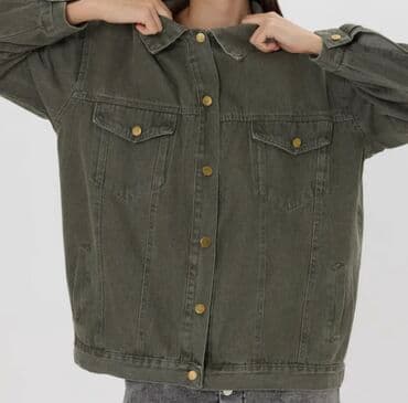 свадебное платье для высокой невесты: Джинсовая куртка, Свободная модель, С вышивкой, Все размеры — 4