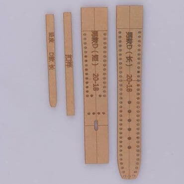 плестешен 5: Акриловый шаблон (трафарет) для ремешков "сделай сам" ширина — 1