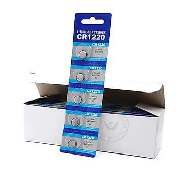 Литиевые батарейки CR1220, 3V — блистерный набор. Характеристики: -