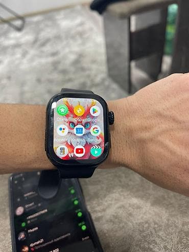 детские часы с gps бишкек: Смарт-часы WS9 Ultra - Сенсорный цветной экран с плиточным меню — 1