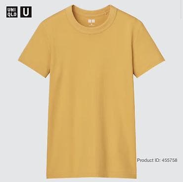 футболка юникло: Футболка Uniqlo М, модель с круглым воротом новая !!! - Цвет — 2