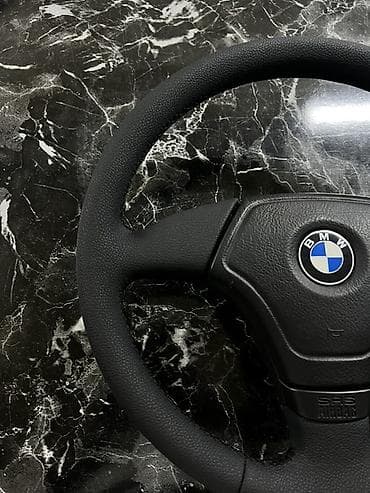 керме шыптар: Руль BMW с подушкой безопасности SRS - Оригинальный трехспицевый руль — 2