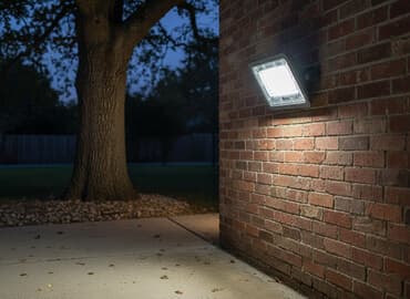 мощные садовые фонари на солнечных батареях: Мощный светодиодный прожектор от FAN, предназначенный для яркого и — 1