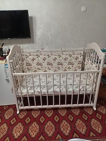 даром коляски: Детская кроватка-качалка с маятниковым механизмом - Материал — 2