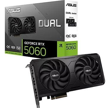 Видеокарта для ПК, Новый, Asus, GeForce RTX, 8 ГБ