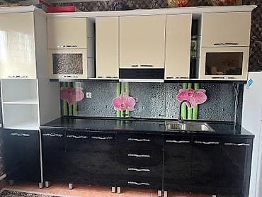 кухонный гарнитур фото: Кухонный гарнитур, цвет - Черный — 1