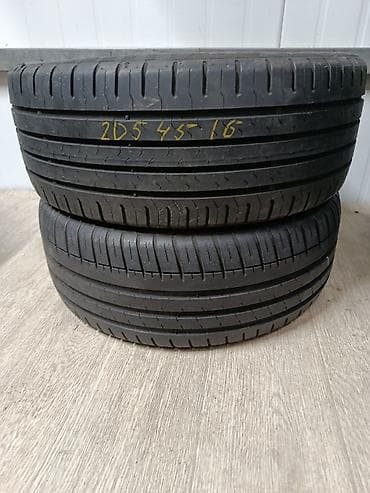 r15 20570: Шины 205 / 45 / R 16, Лето, Б/у, Пара, Легковые, Япония, Continental — 1