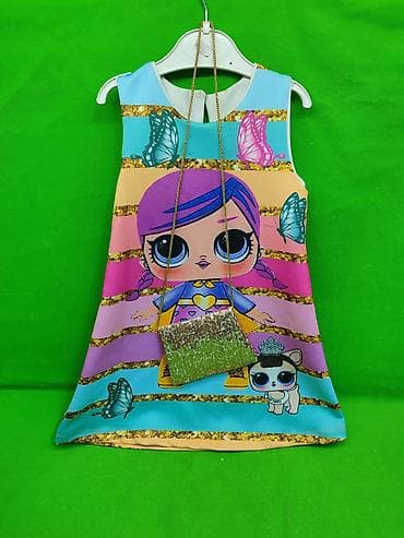 лола: Платье Лол на девочку 4-5 лет👗 Комплектация товара: платье, сумочка💡 — 1