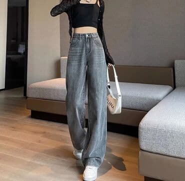 джинсы палаццо: Джинсы, Zara, Италия, Средняя талия, S (EU 36) — 2