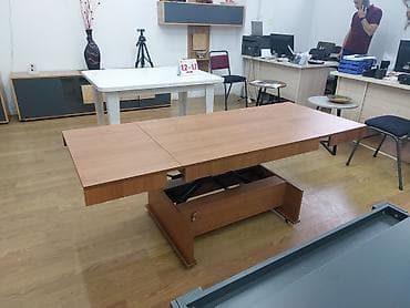 столы низкие: Журнально-обеденный стол "Стамбул" Длина: 92/175 Ширина: 70 Высота — 10