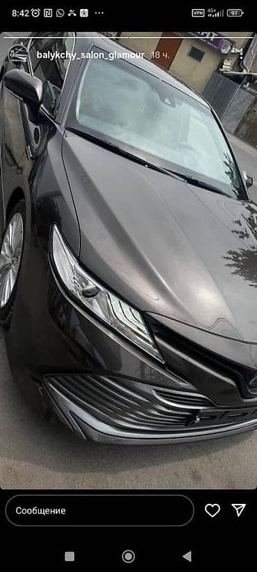 kirgiz auto: Toyota Camry: 2018 г., 2.5 л, Гибрид, Седан — 6