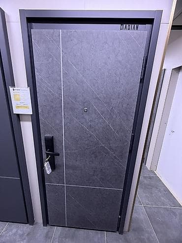 mf doom: Двери для домов и квартир, Металлическая, Одностворчатая, Китайская, цвет - Серый — 1