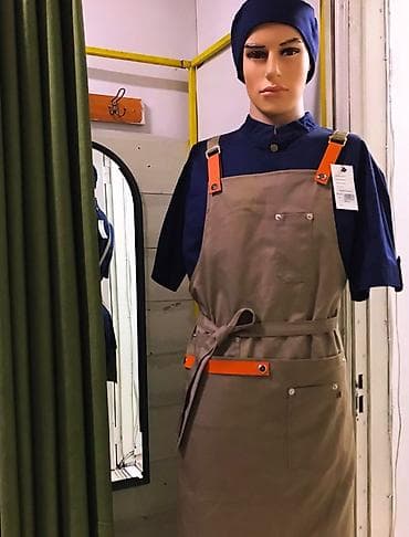 Личные вещи: Поварская форма и аксессуары - Куртка повара черная: прямой крой — 3