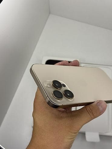 mac studio: IPhone 16 Pro Max, Б/у, 512 ГБ, Desert Titanium, Коробка, Кабель, 96 % — 8