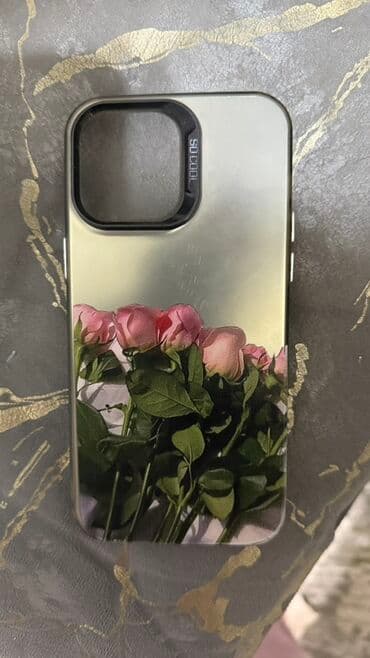 Чехлы для Iphone 14 Pro Max с крупным модулем камеры и декоративной