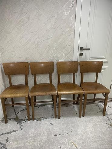 Окна и комплектующие: Стол и стул для зала, Б/у — 1