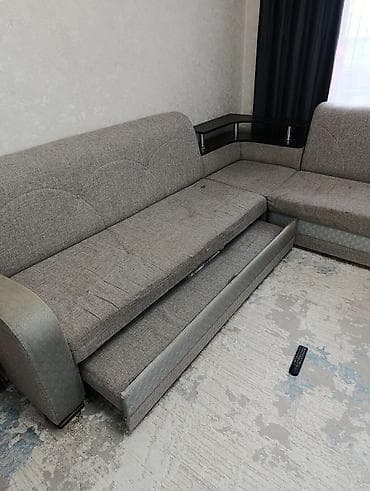 Кире бериш гарнитурлары: Ашкана үчүн жумшак бурчек, Колдонулган, Өзү алып кетүү, түсү - Боз — 4