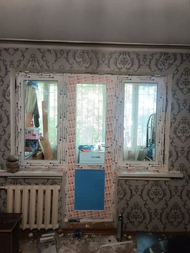 пластиковые окна на балкон: ПВХ-блок «окно + дверь на балкон/лоджию» - Компоновка: два — 1