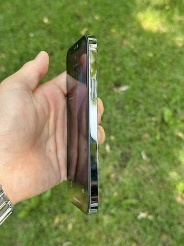 iphone xm: IPhone 12 Pro, Б/у, 128 ГБ, Серебристый, Чехол, 74 % — 9