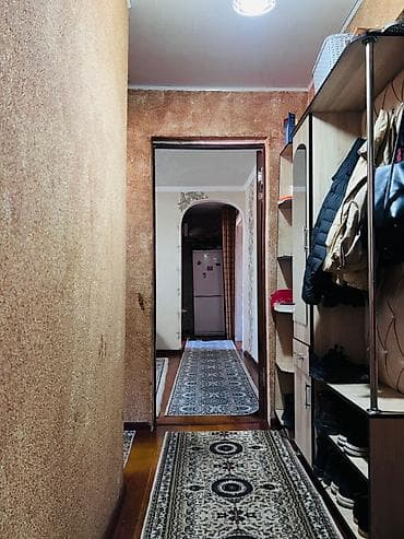 2 комнатная: 3 комнаты, 58 м², 104 серия, 4 этаж — 2