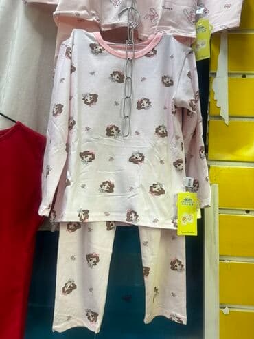 надом брюки: Комплект, цвет - Розовый, Новый — 1