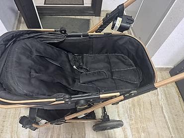 детскую коляску для двоих: Детская коляска 2-в-1 (люлька/прогулочный блок) в черном цвете с — 2