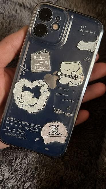 IPhone 12 mini, Б/у, 64 ГБ, Синий, Чехол, 80 %