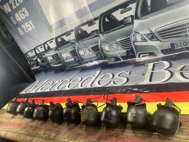 r6: Задний пневмобаллон, Комплект пружин амортизатора, Передний амортизатор Mercedes-Benz Б/у, Оригинал, Германия — 2