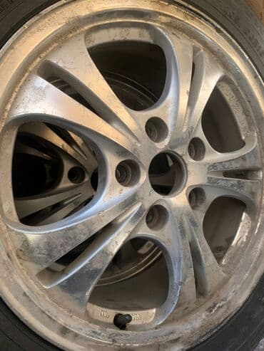 титан диска на фит: Литые Диски R 16 Комплект, отверстий - 5, Б/у — 2