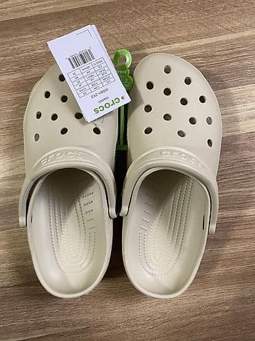 Женская обувь: Сабо, 40, Crocs, Новый, цвет - Бежевый, Самовывоз, Платная доставка — 1