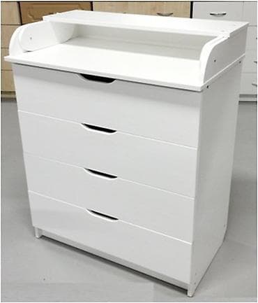 детские комоды: Детский комод, Б/у, С пеленальным столиком, цвет - Белый — 1