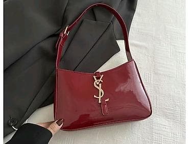 Классическая сумка, Yves Saint Laurent (YSL), Материал: Экокожа, Регулируемый ремень, Женские