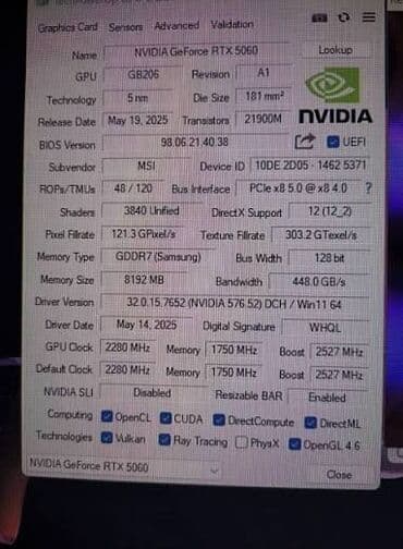 бишкек мониторы: Компьютер, Оюндар үчүн, Колдонулган, AMD Ryzen 7, NVIDIA GeForce RTX 5070 — 3
