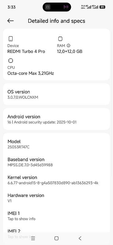 m2 macbook: Redmi, Redmi Turbo 3, Б/у, 512 ГБ, цвет - Черный, 2 SIM — 9
