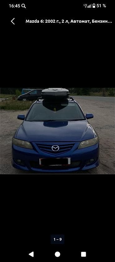 bmw e49: Mazda 6: 2002 г., 2 л, Автомат, Бензин, Седан — 5