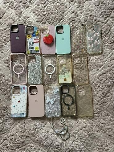 iphon 14: Набор чехлов для iPhone для 15 про макс В комплекте разнообразные — 1