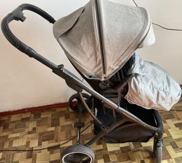 удобная детская коляска: Коляска, цвет - Черный — 2