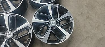 114: Литые Диски R 18 Hyundai, Комплект, отверстий - 5, Б/у — 7